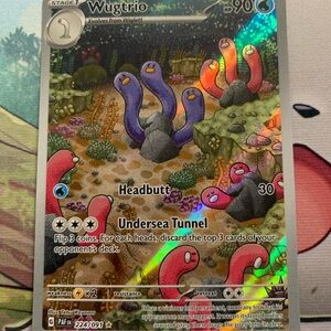Wugtrio ILLUSTRATION RARE 224/091 Pokemon Trading Card